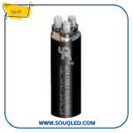 كابل طاقة جهد متوسط (Medium Voltage) مقطع ٣*١٢٠ مم٢ الومنيوم، مسلح، جهد ١٨/٣٠ ك.ف، ماركة الجيزة للكابلات.