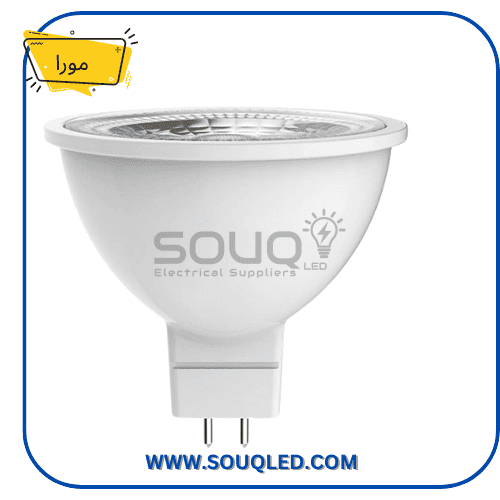 لمبة ليد كاسة 7 وات ماركة مورا إضاءة ثلجي كوول للسبوت لايت mora-led-spot-7w-cool-white-4000k.jpg