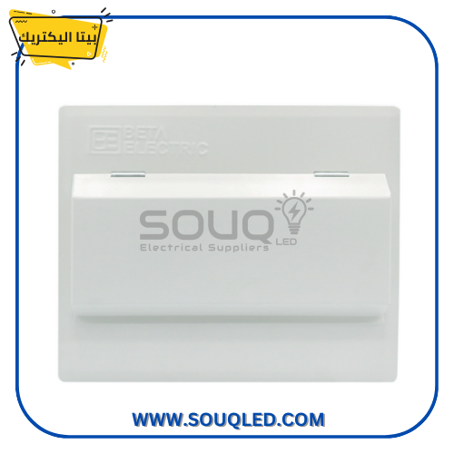 لوحة توزيع كهرباء (Distribution Board) ماركة بيتا إليكتريك، كود BE.09M.CU، بسعة ٩ خطوط، بباب قلاب للتركيب داخل الحائط.