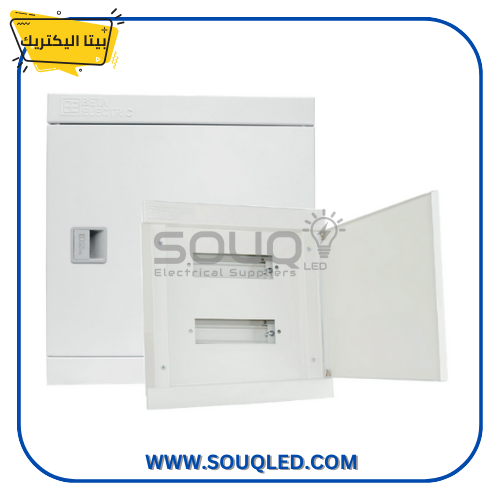 لوحة-كهرباء-بيتا-إليكتريك-٣٦خط-٣صفوف-BE36MHZLN.jpg لوحة توزيع كهرباء (Distribution Board) ماركة بيتا إليكتريك، كود BE.36M.HZ.LN، بسعة ٣٦ خط، ٣ صفوف للتركيب داخل الحائط.