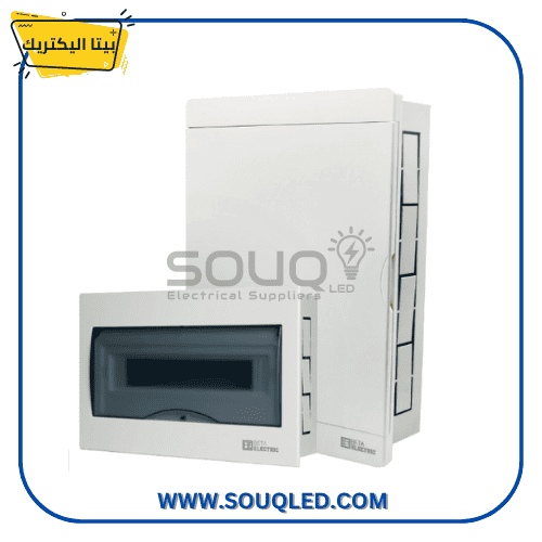 لوحة-كهرباء-بيتا-إليكتريك-١٣خط-معتم-BE13MABSTRF.jpg لوحة توزيع كهرباء (Distribution Board) ماركة بيتا إليكتريك، كود BE.13M.ABS.TRF، بسعة ١٣ خط، بغطاء بلاستيك معتم للتركيب داخل الحائط.