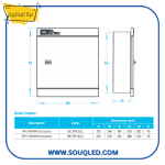 ⁦لوحة عداد كهرباء 1 فاز إلكتروني داخل الحائط - بيتا إليكتريك لحماية العدادات⁩ - الصورة ⁦2⁩