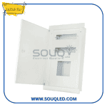 لوحة توزيع مدمجة (Combined Meter Box) للعداد الإلكتروني (١ فاز) مع سعة توزيع ١٢ مفتاح فرعي، ماركة بيتا إليكتريك، للتركيب داخل الحائط.