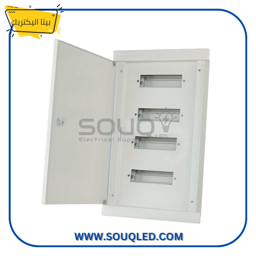 لوحة توزيع كهربائية مركزية (Central DB) سعة 144 موديول، مكونة من 6 صفوف، ماركة بيتا إليكتريك، للتركيب الدفن في الأبراج والمراكز التجارية.