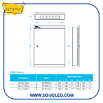 ⁦لوحة توزيع وتحكم 96 خط (4 صف) - بيتا إليكتريك⁩ - الصورة ⁦2⁩