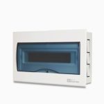 لوحة كهرباء 13 خط افقي بلاستيك شفاف داخل الحائط بيتا اليكتريك كود BE.13M.ABS.OPF