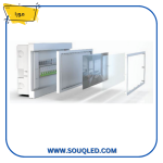 لوحة توزيع قواطع كهربائية (تابلوه) ماركة مورا، 14 خط، تركيب داخل الحائط، مظهر عصري وخامات متينة.