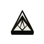 فانوس اسوار خارجي هرمي 25*25اسود من جاردينيا -صادق السويدي