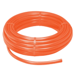 خرطوم 48 مم بولي ايثيلين قطر خارجي 54.5مم  و قطر داخلي 48مم طول اللفة 25 متر  (اللون برتقالي) ماركة بيت الهندسة