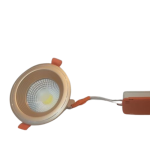 سبوت داخل 5 وات اضاءة ابيض cob اطار ذهبي - ماركة اوبو