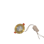 سبوت 5 وات معدن مدور cob ذهبي اضاءة ابيض - ماركة ام اف