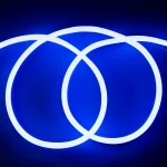 شريط ليد نيون 16 مللى أزرق 7 وات220V 16mm neon 2835 144led 20lm/led PVC aluminium 50m/rollBlue ماركة صادق السويدي