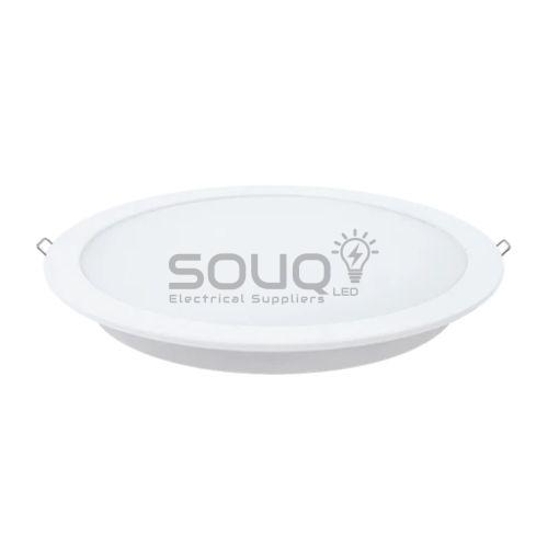 سبوت بانل ٢٤ وات معدن - اضاءه ابيض - بريق