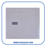 بواط تجميع كهرباء معدن (صاج) مقاس 18*22 سم وعمق 10 سم بباب ماركة ريما Rima، ألوان رمادي وبيج فاتح، صناعة مصرية عالية الجودة لعام 2026.