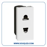 لقمة بريزة كهرباء عادية 16 أمبير ماركة ليجراند Legrand Standard Socket Module.