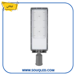 كشاف شوارع ليد (LED Street Light) ماركة ليتالي، بقدرة ١٥٠ واط، بضوء أبيض، بتقنية SMD، يستخدم لإضاءة الطرق الخارجية بضمان سنة.