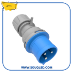 ⁦طقم بريزة وفيشة صناعية (ثلاثية الأقطاب) 32 أمبير للتركيب الخارجي ماركة بيماس أصلي ip44⁩ - الصورة ⁦2⁩