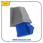 ⁦طقم بريزة وفيشة صناعية (ثلاثية الأقطاب) 32 أمبير للتركيب الخارجي ماركة بيماس أصلي ip44⁩ - الصورة ⁦3⁩