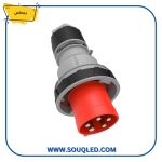 ⁦طقم بريزة وفيشة صناعية (خماسية الأقطاب) 63 أمبير للتركيب الخارجي ماركة بيماس أصلي IP67⁩ - الصورة ⁦2⁩