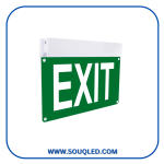 كشاف علامة خروج (EXIT SIGN) ماركة ليدفانس (LEDVANCE) الاصلية، قدرة 1.2 وات، مزود ببطارية طوارئ تعمل لمدة 3 ساعات، لعام 2026.