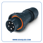 فيشة صناعي 16 أمبير 3P+E 380V ضد الانفجار ATEX ماركة سكامى Scame Cod 218.EX1636.